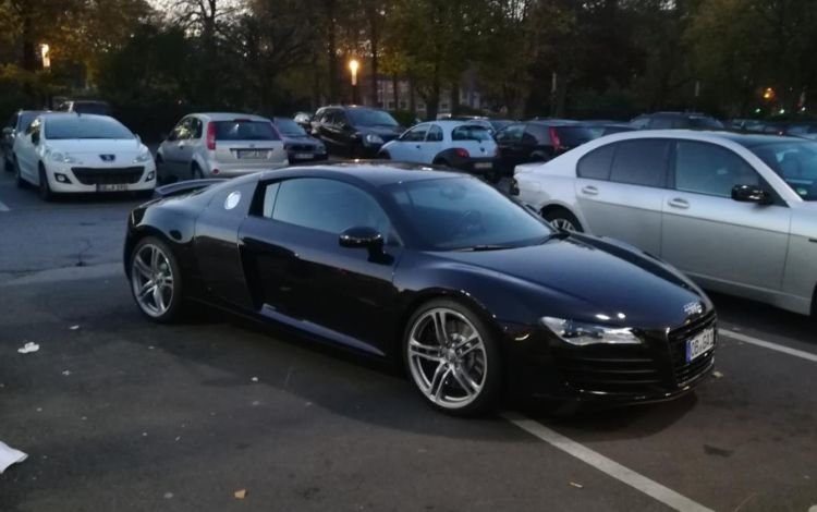 Audi R8 parkeerskills